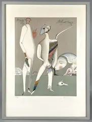 Sans titre by Mihail Chemiakin, Lithographie en couleurs, sold Apr 2023