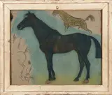 Étude de chevaux by Louis Anquetin, 1887, Pastel, sold May 2021