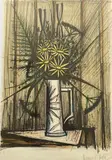 Bouquet de fleurs jaunes by Bernard Buffet, Lithographie annotée EA (épreuve d'artiste) en bas à gauche et signée en bas à droite, sold Jun 2021