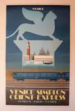 Venice Simplon Orient-Express by Pierre Fix-Masseau, Affiche en couleur entoilée, sold Jun 2021