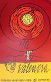 Valencia Copa del mundo de futbol" by Valerio Adami, 1982, Affiche en couleur, sold Jun 2021