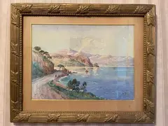 Le Cap Corse by Émile Appay, Aquarelle signée en bas à droite et située en bas à gauche, sold May 2021