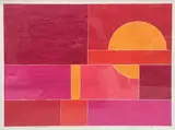 Soleil tonique by Caroline Lonchambon, 1979, Gouache sur papier signée et datée en bas à droite, sold Apr 2021