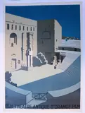 PLM Théatre Antique d'Orange by Jean Raoul Chaurand-Naurac, Affiche en couleur entoilée, sold Feb 2021