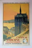 Château d'Amboise - Chemins de fer Paris Orléans by Charles Alo, Affiche en couleur monogrammée imprimée, sold Feb 2021