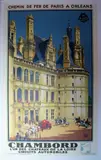 CHAMBORD by Charles Alo, Affiche en couleur entoilée, sold Feb 2021