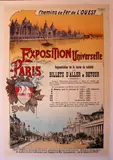 Exposition Universelle by Gustave Fraipont, Affiche en couleur entoilée, sold Feb 2021