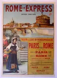 Rome Express" by Rafael de Ochoa Madrazo, 1900, Affiche en couleur entoilée, sold Feb 2021