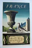 France Pays des Châteaux" by Jean Picart Le Doux, 1950, Affiche en couleur entoilée, sold Feb 2021
