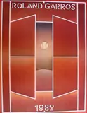 Roland Garros" by Jean-Michel Folon, 1982, Affiche en couleur, sold Feb 2021
