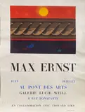 Au pont des Arts", Galerie de Lucie Weill by Max Ernst, Affiche lithographique (1961), sold Feb 2021