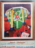Tate gallery March 24th to May 1986 by David Hockney, Affiche en couleur, sold Feb 2021
