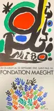 Fondation MAEGHT by Joan Miró, 1968, Affiche en couleur, sold Feb 2021