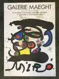 Sans titre by Joan Miró, Affiche lithographique en couleur pour l'exposition " peintures sur papier", sold Feb 2021