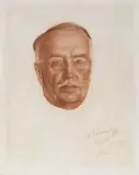 Eros by Alexandre Jacovleff, Sanguine sur papier insolé, sold Sep 2024
