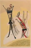 Rythmes by Max Ernst, 1950, Lithographie en couleurs, sold Nov 2024