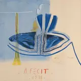 La poussière du roi by Jean-Michel Alberola, 1988, Pastel sur papier, sold Nov 2024