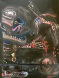 Monstre by Uroš Tošković, Pastel, sold Nov 2024