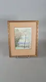 Jardin des Chartreux by Joannes Drevet, 1938, Aquarelle, sold Oct 2024