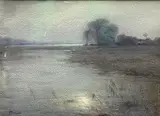 La Sée à Avranches (50) by Ernest Filliard, Pastel, sold Oct 2024
