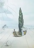 Apparition de ma cousine Carolina by Salvador Dalí, 1984, Lithographie en couleurs, sold Oct 2024