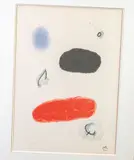 Sans titre by Joan Miró, Lithographie en couleurs numérotée dans la planche en bas à droite et justifiée, sold Oct 2024