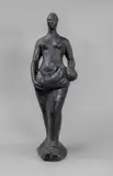 Maternité by Georges Salendre, Bronze à patine noire, sold Oct 2024