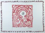 Tunnel by Pierre Alechinsky, Eau-forte et aquatinte, sold Oct 2024