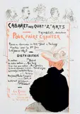 Cabaret des quat'zarts by Louis Abel-Truchet, Lithographie en couleurs sur papier mince, avec le cachet sec de l'éditeur Sagot en bas à, sold Jun 2023