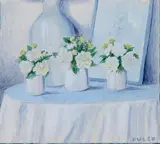 Trois bouquets blancs by Fulco di Verdura, Gouache, sold Jun 2023