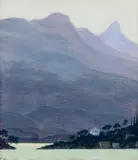Bay in Laconia by Fulco di Verdura, Gouache, sold Jun 2023