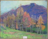 Pont de Saint Paul by Charles Bichet, 1920, Pastel sur papier monogrammé en bas à gauche, sold Mar 2016