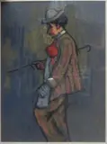 Loeillet à la boutonnière by Charles Bichet, Pastel sur paier portant le cachet du monogramme de l'artioste en bas à gauche, sold Mar 2016