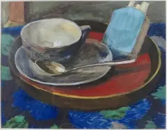 Nature morte by Léon Jouhaud, 1928, Aquarelle sur paier signé et daté, sold Mar 2016