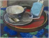 Nature morte by Léon Jouhaud, 1928, Aquarelle sur paier signé et daté, sold Mar 2016