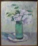 Bouquet de fleurs by Jeanne Klein, Aquarelle sur papier signé en bas à droite, sold Mar 2016