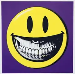 Grin by Ron English, Lithographie en couleurs sur papier, sold Dec 2015
