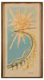 Bord de mer ensoleillé by Raymond Moretti, Lithographie en couleurs sur papier, sold Nov 2023