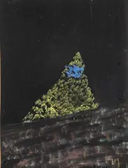 Sans titre by Henri Michaux, 1938, Pastel sur papier, sold Nov 2023