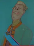 Portrait de dignitaire by Mihail Chemiakin, 1980, Gouache, sold May 2021