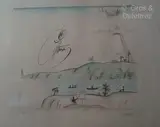 Niagara by Saul Steinberg, Lithographie en couleur, sold Apr 2024