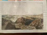 Le chemin des dames, Carrières-Farizon, Caix "Somme by Gabriel-Pascal Quidor, 1916, Crayon et aquarelle situé et daté en haut à droite, sold Mar 2024