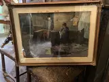 Le baiser by René Leverd, 1919, Aquarelle signée et datée en bas à gauche, sold Mar 2024
