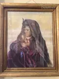 Jeune marocaine by Catherine Dammeron, Pastel sur papier signé et titré en bas à droite, sold Mar 2024