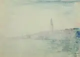 Venise by André Barbier, Aquarelle, sold Feb 2024
