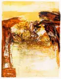Sans titre by Zao Wou-ki, Eau-forte, aquatinte couleur, sold Sep 2023