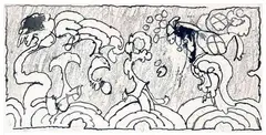 Ombres Occidentales by Pierre Alechinsky, Eau-forte et aquatinte, sold Sep 2023