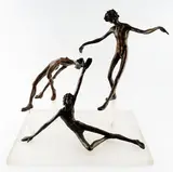 Dieu de la mer by Victor Salmones, Bronze à patine brune, sold Sep 2023