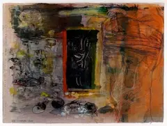 A woman's spirit by Ghitta Caiserman-Roth, Monotype, sold Aug 2023