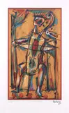 Le Violoncelliste by Jean Dallaire, Lithographie, sold Jun 2023
